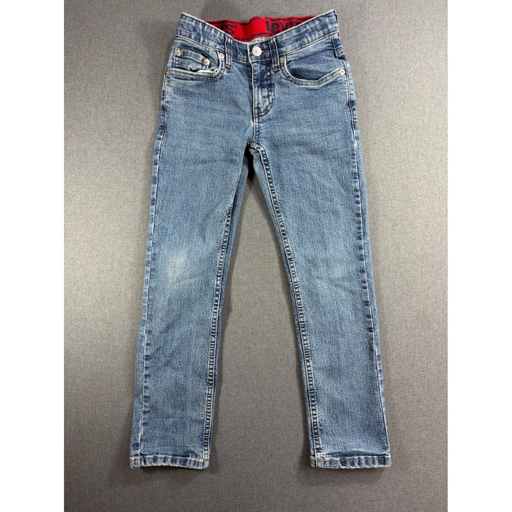 Levis 511 Slim Fit Jeans Kids Size 8 Medium Wash Blue Denim Pants